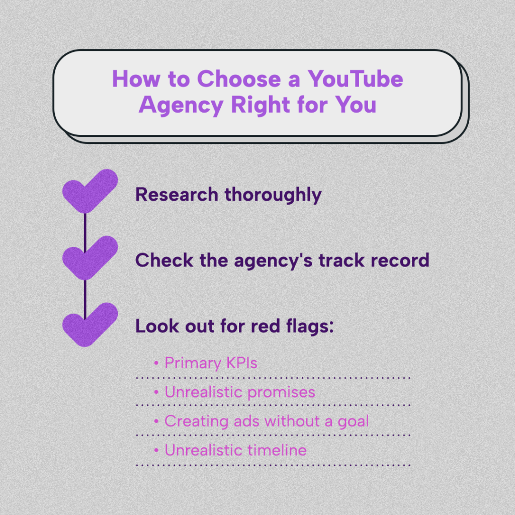 How to Choose a YouTube Agency Right for You